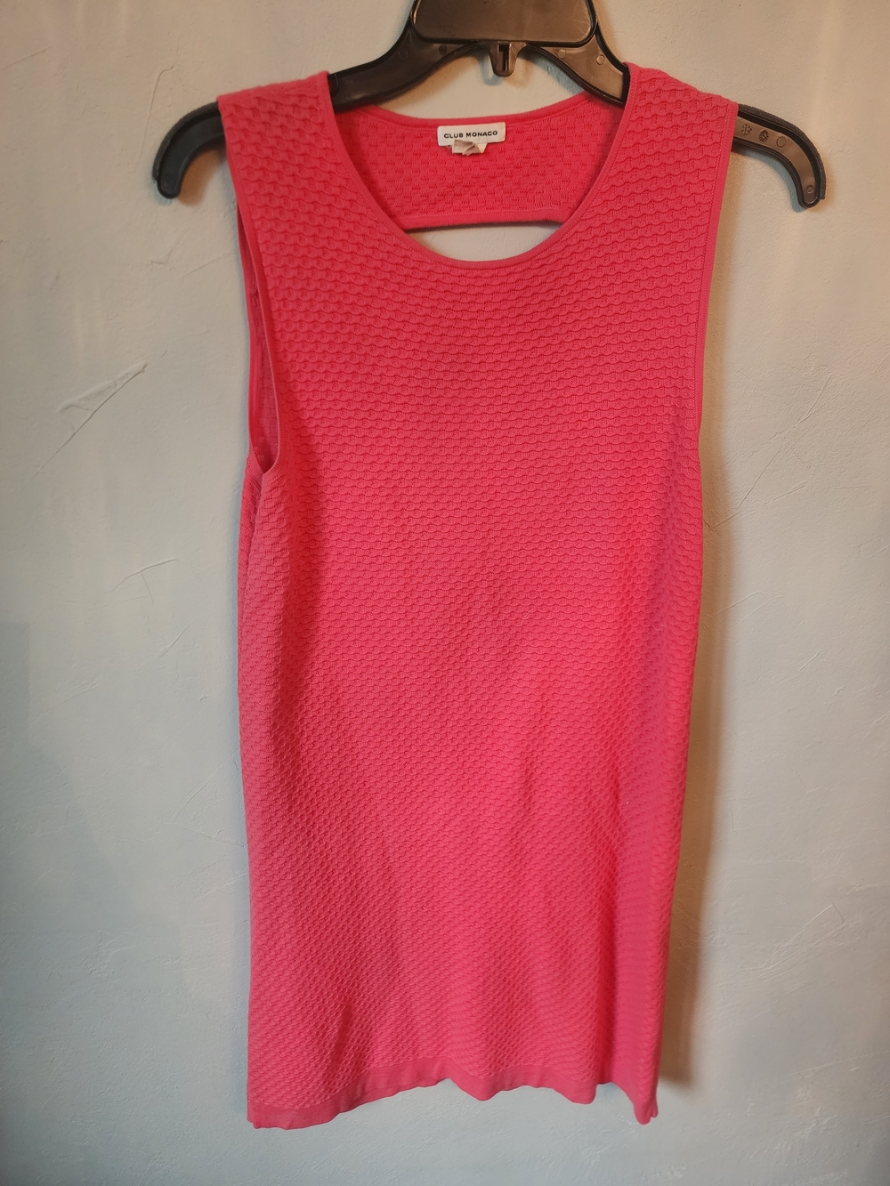 Club Monaco Pink Sleeveless Textured Dress Size XS